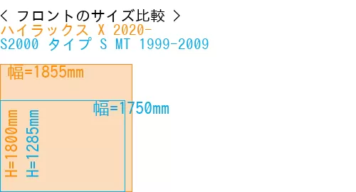 #ハイラックス X 2020- + S2000 タイプ S MT 1999-2009